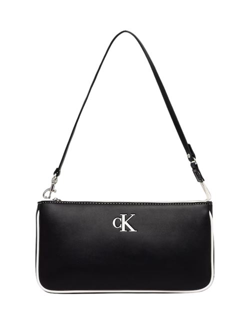 Borsa con logo a contrasto